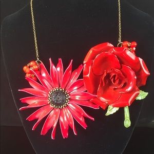 Vintage brooch necklace